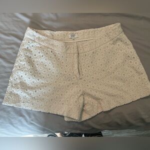 Crown & ivy white shorts